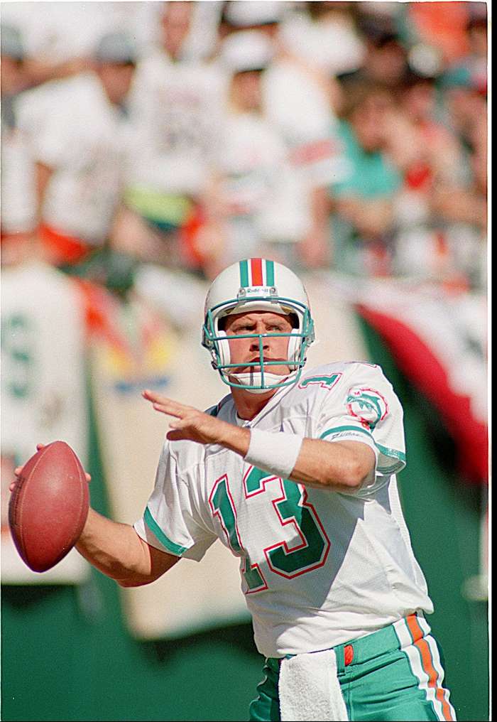Dan Marino is the greatest quarterback in the history of the Dolphins, and it will take a special talent to dismount him from the top spot.